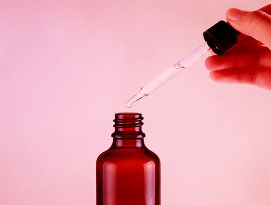 OEM 30 ml szklana butelka z bursztynowym olejkiem eterycznym ze szklanym zakraplaczem