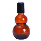 Calabash Amber Glass Odm Roll On Essential Oil Butelki z piłką do masażu ze stali nierdzewnej