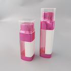 Dostosowane nierozlane butelki z dozownikiem bezpowietrznym Kwadratowy balsam Przenośna pompa natryskowa z tworzywa sztucznego